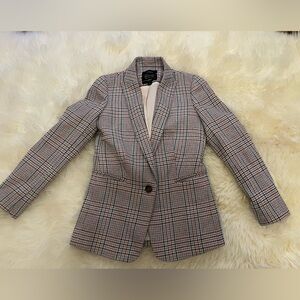 J crew 
Fabric from Italy 
PARKE fit size 0